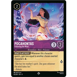Pocahontas, Following the Wind