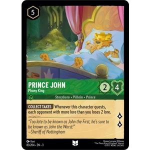 Prince John, Phony King