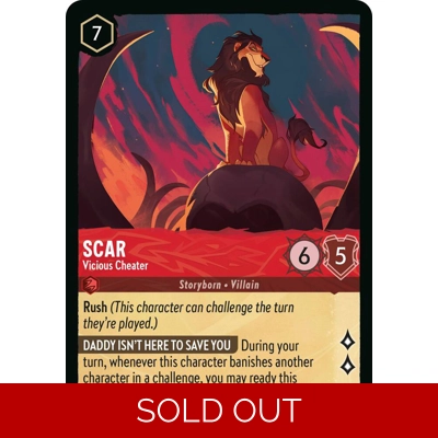 Scar, Vicious Cheater