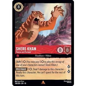Shere Khan, Fierce and Furious