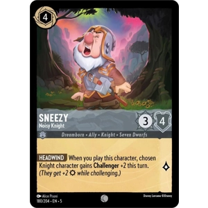 Sneezy, Noisy Knight