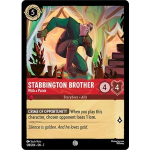Stabbington Brother, With a Patch