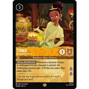 Tiana, Restaurant Owner