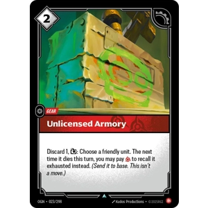 Unlicensed Armory