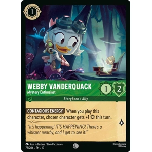 Webby Vanderquack, Mystery Enthusiast