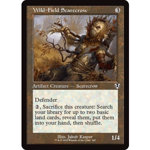 Wild-Field Scarecrow (Retro Frame)
