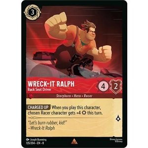 Wreck-It Ralph, Back Seat Driver