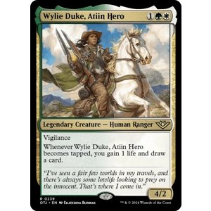Wylie Duke, Atiin Hero