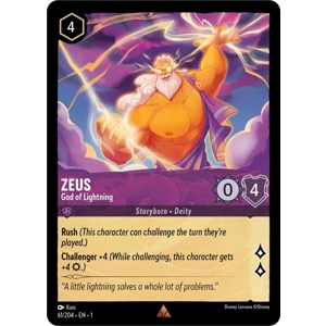 Zeus, God of Lightning