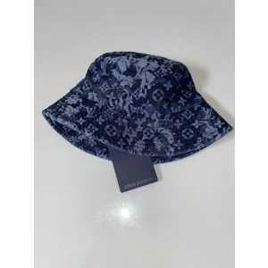 LV inspired bucket hat - Blue