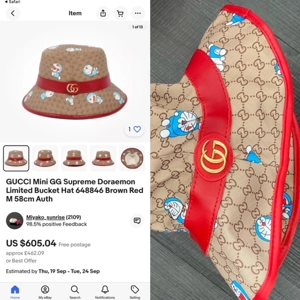 GG inspired bucket hat