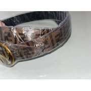 Brown Fendi belt