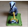 Knited Badger mowi..