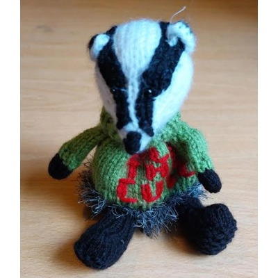 Knitted Badger - Kill The Cull