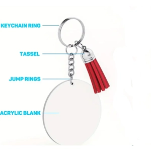 Round Acrylic Keychain