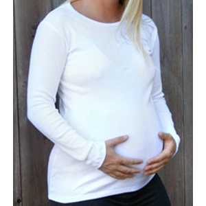 Long Sleeve Maternity Tee