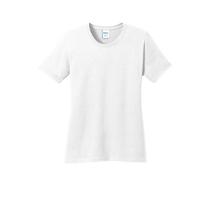Women's CVC Short Sleeve Scoop Neck Tee