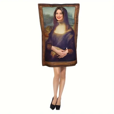 1pc Wearable Famous Painting Costumes - Mona Lisa & The Scream - Renaissance Art