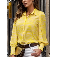 Floral Wrinkle Lapel Lantern Long..