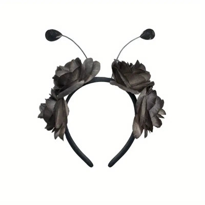 "Thriller Ready" Funky Black Skull & Butterfly Wings Costume - Perfect For Halloween, Carnivals & Pa