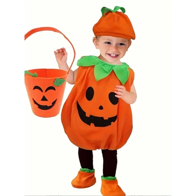 Halloween Pumpkin Clothes For Boys-Toddlers and Babies