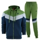 Nike Men's Sportswear Color block Fleece Zip Hoo..