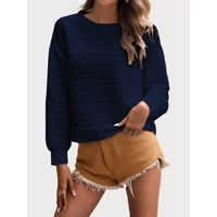 Round Neck Regular Long Sleeve Kn..