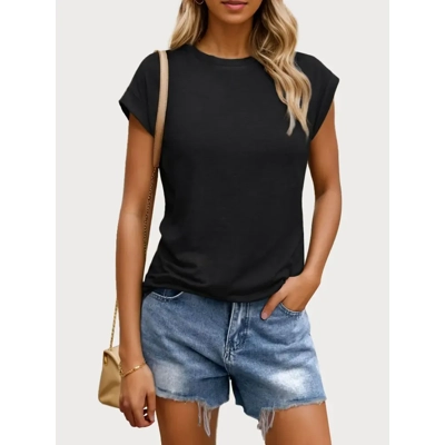 Round Neck Short Sleeve T-shirt