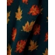 Stylish Maple Leaf Pattern Crew Neck Sweater - S..