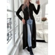 Zipper Front Low High Hem Trench Coat, Elegant L..