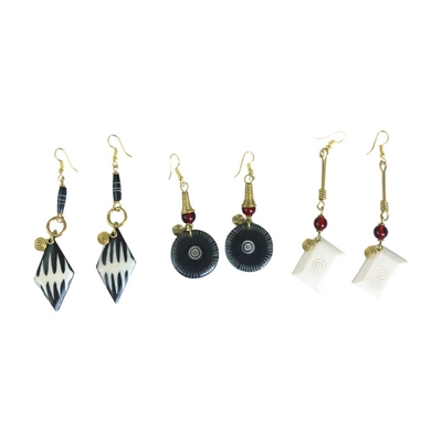 Set of 3 Bead/Bone & Br..