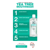 Natural Tea Tree Mouthwash - 12 oz.