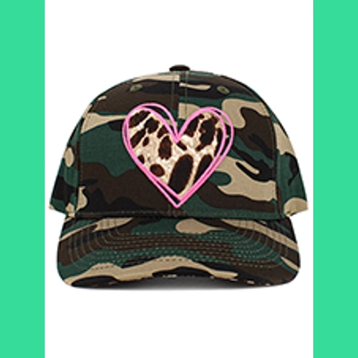 Leopard Heart Snapback