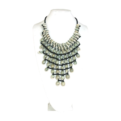 9-Row Uncut Cowrie Shel..