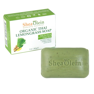 Shea Olein: Organic Thai Lemongrass Soap - 5 oz.