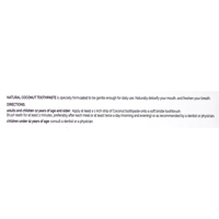 Madina: Natural Coconut Cinnamon Toothpaste