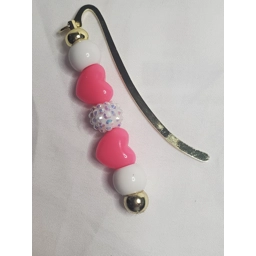 Gold- Pink Hearts