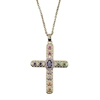 Neck chain with cross w..