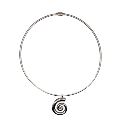 Necklace with spiral element INAGLAM
