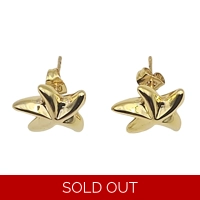 Stud earrings with 3D stars INAGLAM