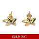 Stud earrings with 3D stars INAGLAM Stud earrings with 3D stars INAGLAM