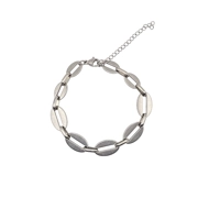 Wrist chain with oval rings INAGLAM