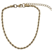 Twisted chain for ankle and wrist..