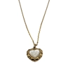 Necklace with heart of ..