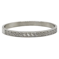 Solid bracelet with meander INAGLAM