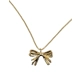Necklace with thin chain and bow INAGLAM