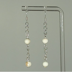 Magnesite Drop Earrings Magnesite Drop Earrings