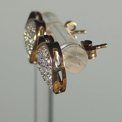 Diamond cluster stud earrings