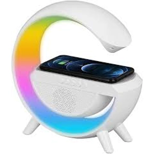 3in1 Rainbow Atmosphere Desk Lamp Wireless Charger Portabl..