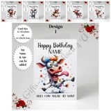 A5 or A4 Personalised Greeting Card - ..